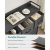 SONGMICS Dresser for Bedroom, Chest, Clothes Organizer Storage Unit 7 Fabric Drawers with Handles, 11.8”D x 31.5”W x 28”H, Gray - 4 of 4