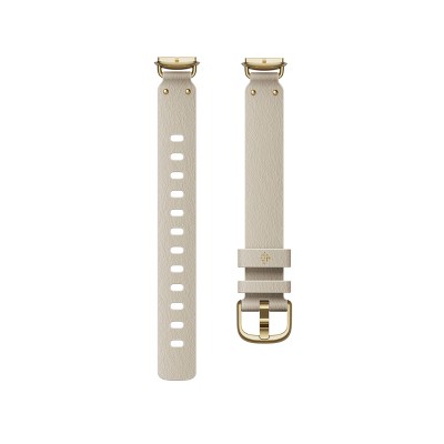 Fitbit Luxe Leather Alternative Band Large - Pearl : Target