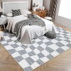Runner Rug Runner Rug Non Slip Washable Runners for Hallways, Boho Vintage Rugs with Rubber Backing, Soft Low-Pile Indoor Carpet - 3 of 4