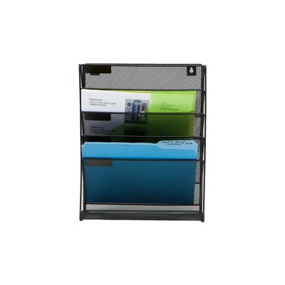 4 Tier Mesh Document Holder Black - Mind Reader