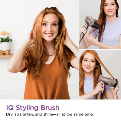 Shark Hyper Air Ionic Hair Dryer with IQ 2-in-1 Concentrator and Styling Brush Attachment - Beige, 5 of 13