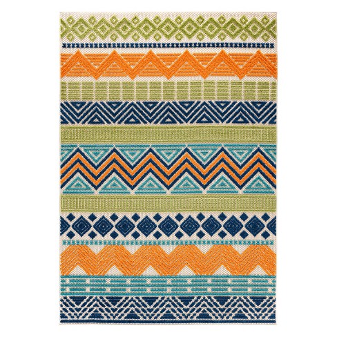 World Rug Gallery Marbella Contemporary Boho Indoor/outdoor Area Rug ...