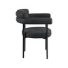 Meridian Furniture,Blake Boucle Fabric Dining Chair, Set of 2 - 4 of 4