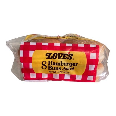 Love's Hamburger Buns - 15oz / 8pk