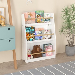 YOOCOZZ 3 Tier Kids Book Shelf for Playrooms and Classrooms Organized - 1 of 4