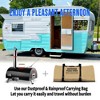 Pizza Oven Portable 12" Outdoor Wood Fired Pizza Oven with Built-in Thermometer Stainless Steel Pizza Stove - 4 of 4
