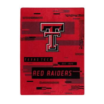 NCAA Texas Tech Red Raiders Digitized 60 x 80 Raschel Throw Blanket