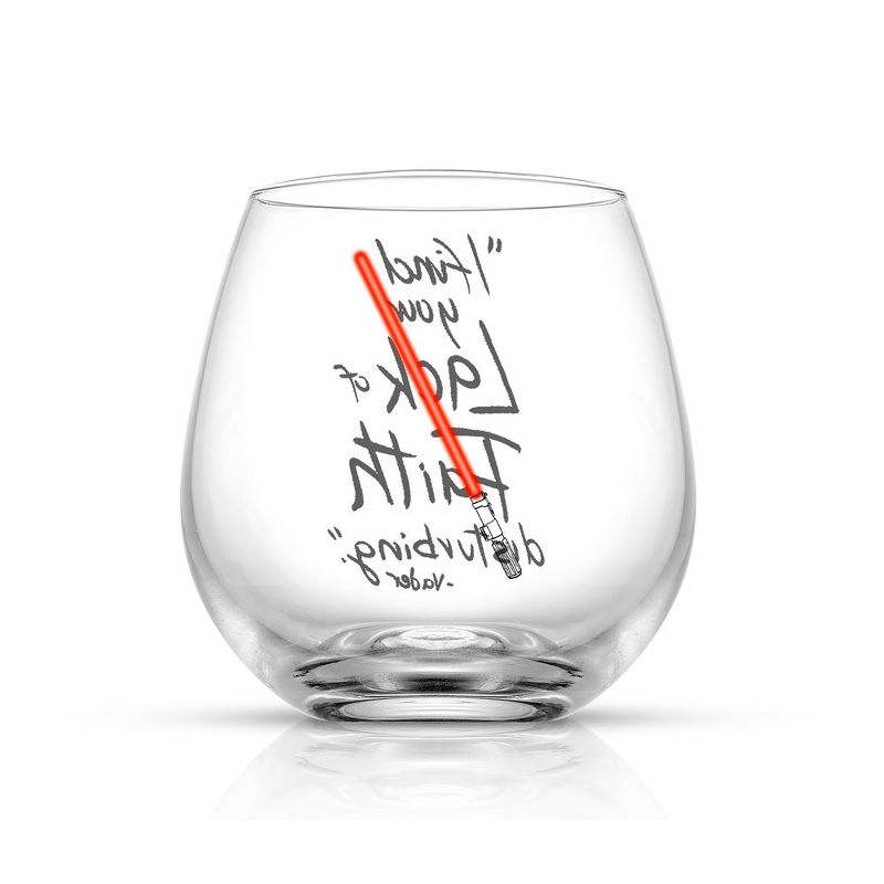 Star Wars New Hope Darth Vader Red Lightsaber Stemless Drinking Glass - 15 oz - Set of 2, 5 of 8