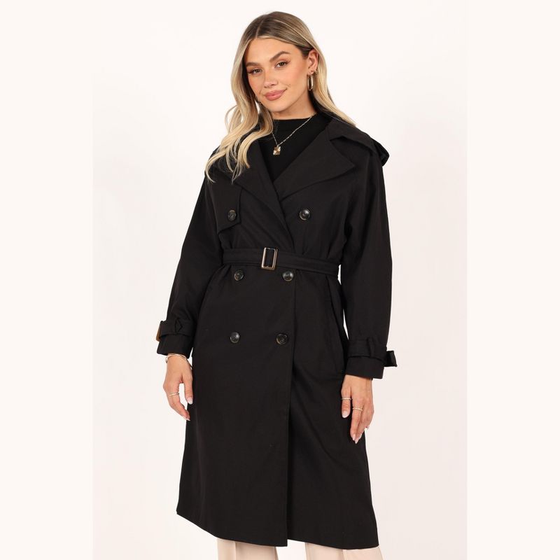 Petal and Pup Womens Trina Button Front Trench Coat, 5 of 9