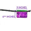 The Mardi Gras Krewe Sequin Purse Fanny Bag, Everywhere Belt Bag Great Addition to Mardi Gras Outfit, Mardi Gras Lovers - 3 of 4