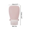 Unique Bargains Squeezable Silicone Pump Bottle for Travel Camping Outdoors 1 Pc - 4 of 4