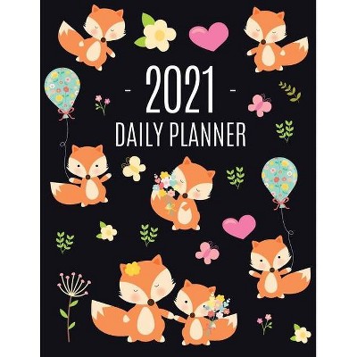 Red Fox Planner 2021 - by  Feel Good Press (Paperback)