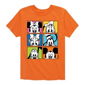 Boys' - Disney - Mickey Friends Grid Short Sleeve Graphic T-Shirt - 1 of 4