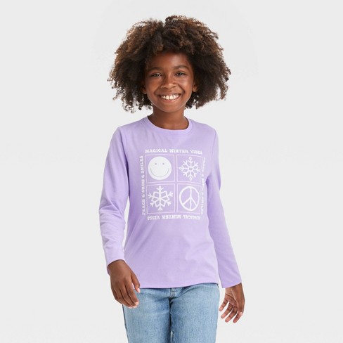 Winter t shirts store for girls