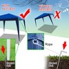 Pop Up Gazebo ¨C 3x6m Instant Canopy Tent with Waterproof Oxford Fabric & UV Protection, Heavy-Duty Metal Frame - 4 of 4