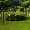 Whizmax Decorative Garden Fence Fencing , Rustproof Metal Border Fence Panel, Dog Rabbits Blocker Fence for Outdoor Yard - 3 of 4