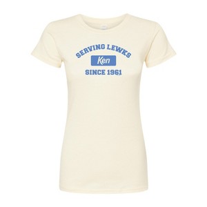 Women's - Barbie - Ken Serving Lewks Since 1961 Fitted Graphic T-Shirt - 1 of 2