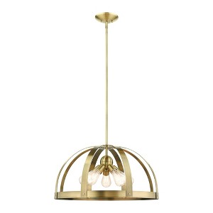 Livex Lighting Stoneridge 5 - Light Pendant in  Antique Brass - 1 of 1