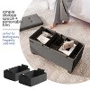 StorageBud Storage Ottoman for Bedroom End of Bed, Velvet Storage Bench, Large Storage Ottoman Bench, Entryway Bench with Storage - 4 of 4