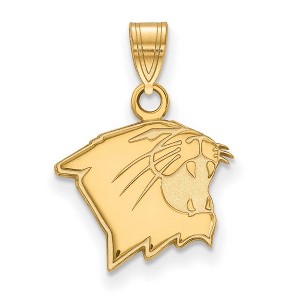Black Bow Jewelry 10k Yellow Gold Northwestern Wildcats NCAA Small Pendant - 1 of 3