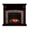 Greenwood Fireplace Dark Brown/Black - Aiden Lane - image 4 of 4