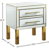 Meridian Furniture,Gigi White Side Table - 4 of 4