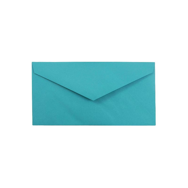 JAM Paper Monarch Colored Envelopes 3.875 x 7.5 Sea Blue Recycled 34097576, 1 of 3