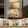 ROTTOGOON 26" Table Lamps Farmhouse Rustic USB A+C Ports Nightlight 3-Way Dimmable Touch Control 2-Pack - 4 of 4