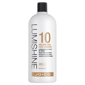 Joico Lumishine 10 Volume (3%) Creme Developer For Permanent Hair Color | Long-Lasting Results | ArgiPlex Technology - (32 oz) - 1 of 3