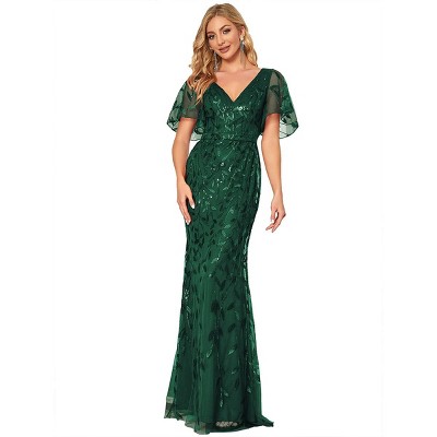 Ever-pretty Mint Green Plus Size Wedding Guest Dress ,20 Eg02103 : Target