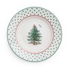 Spode Christmas Tree Polka Dot Tidbit Plates Set of 4, Dishwasher and Microwave Safe - 4 of 4