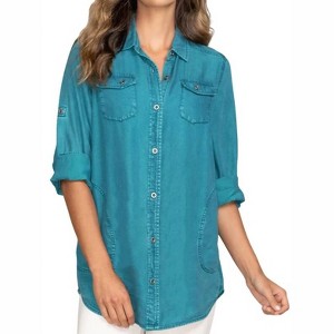 Women's Classic Tencil Tunic - Stella Carakasi - 1 of 3