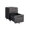 Runesay Mobile File Cabinet 3 Drawer, Under Desk Office, Versatile Storage Cabinet - 4 of 4