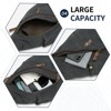 Unique Bargains Vintage Waterpoof Anti Theft Casual Crossbody Backpack - 4 of 4