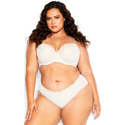 City Chic | Women's Plus Size Bodycon Contour Bra - Animal - 40g : Target