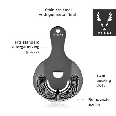 Viski Hawthorne Cocktail Strainer