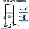 Coucheta Freestanding 5 Bikes Storage Rack, Heavy Duty Vertical Bike Storage Stand for Garage, Indoor Bicycle Organizer, 400 LBS Capacity - 2PACK - 2 of 4