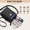 Generic Small Crossbody Bags- Vegan Leather Crossbody Phone Purse with Card Slots Mini Cell Phone Bag Handbag Wallet - 2 of 4
