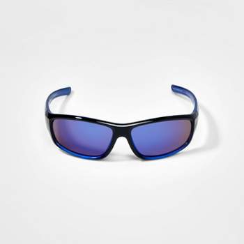 Kids' Sports Sunglasses - Cat & Jack™ Black/Blue