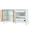 Storage Cabinets,with Enough Storage Space,Acrylic Doors Adjustable Shelves,for Dining Room Living Room Kitchen Corridor Home Office,white - 4 of 4