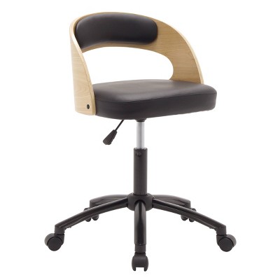 Ashwood Task Chair Black/Ashwood - Calico Designs