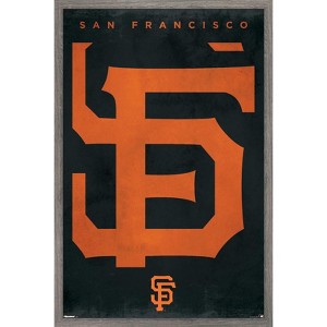 Trends International MLB San Francisco Giants - Logo 25 Framed Wall Poster Prints - 1 of 4