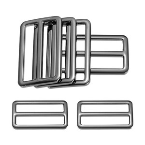 Unique Bargains Zinc Alloy Durable Multipurpose Tri Glide Metal Buckles for Bags 6 Pcs - 1 of 4