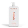 Native Body Wash for Men & Women - Citrus & Herbal Musk - Sulfate Free with Pump - 36 fl oz - 2 of 4