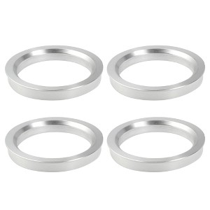 Unique Bargains Aluminium Alloy Car Hub Centric Rings Wheel Bore Spacer Silver Tone - 1 of 4