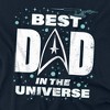 Star Trek Father'S Day Best Dad In The Universe Adult T-Shirt Navy 3X Large - 2 of 4