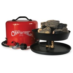 Camco 58035 Big Red Campfire Compact Outdoor Portable Tabletop Propane  Heater Fire Pit Bowl For Camping, Tailgating, And Patios, 13.25 Inch :  Target