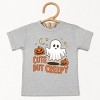 The Juniper Shop Cute But Creepy Ghost Toddler Short Sleeve Tee - 2 of 4