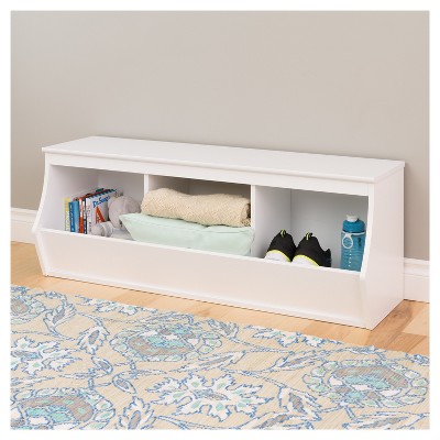 Fremont Entryway Storage Cubbie 3 Bin White - Prepac