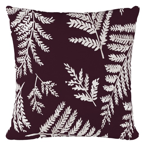 Leaf print cheap pillow